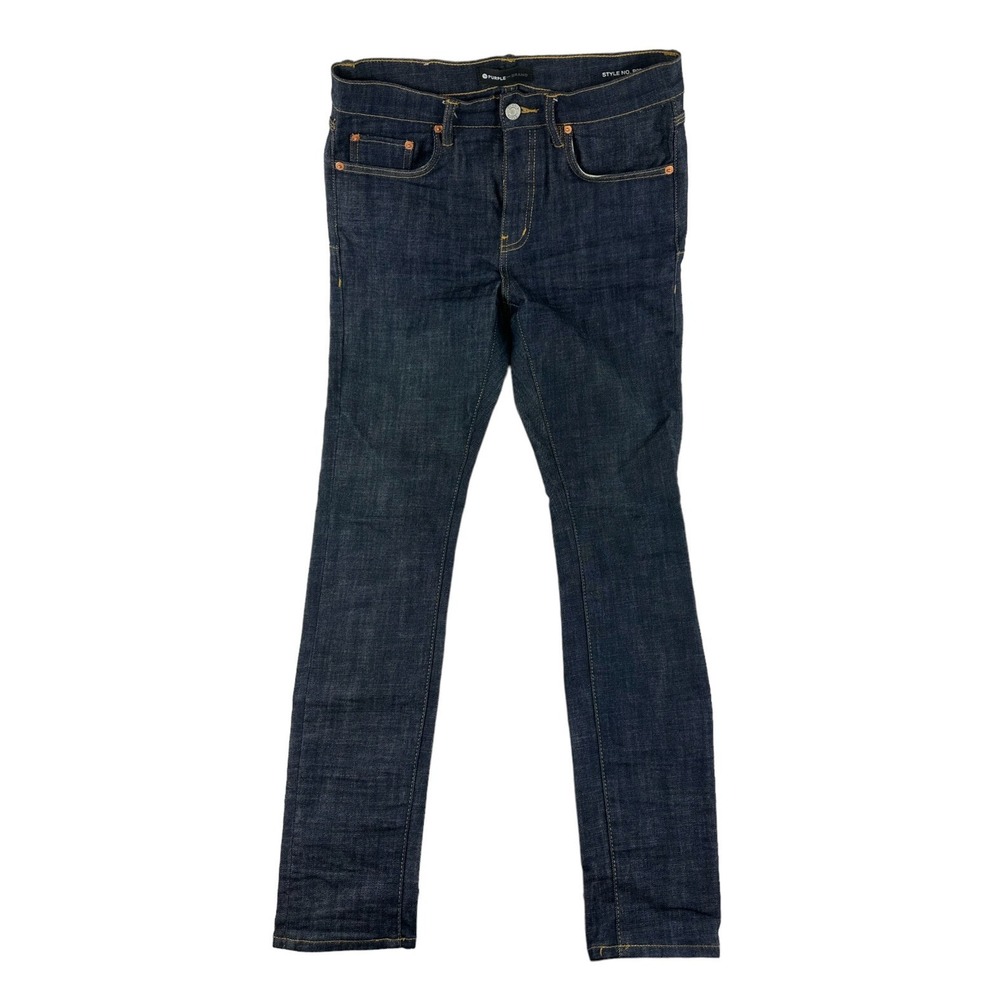 Purple Brand Dark Wash Rai‎ Button Fly Mens Jeans Size 30X32 Excellent